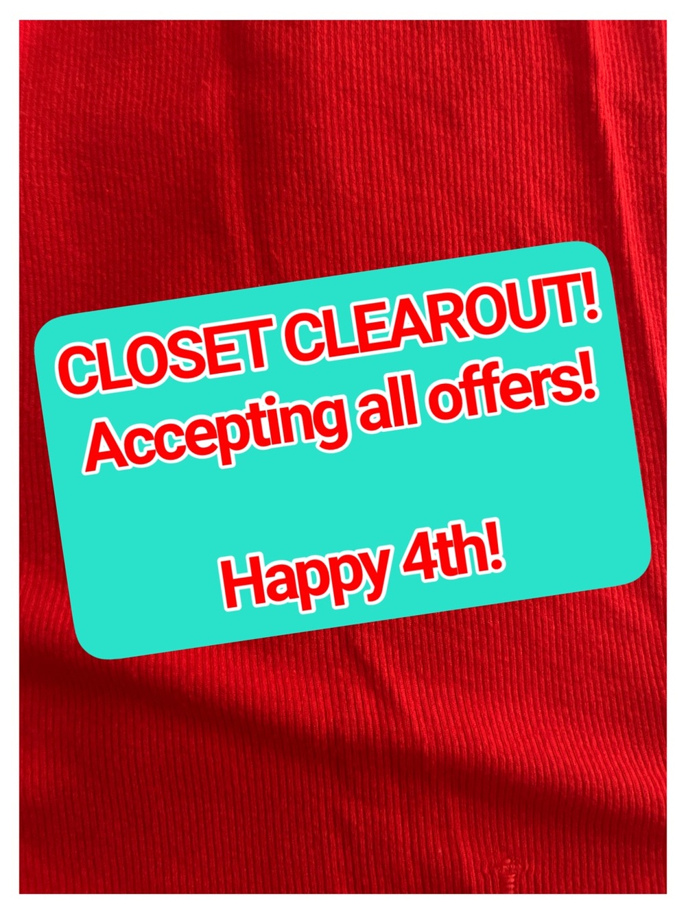 ACCEPTING ALL OFFERS TODAY ONLY!!!  Will 🛳️ ship out on Monday!!!!